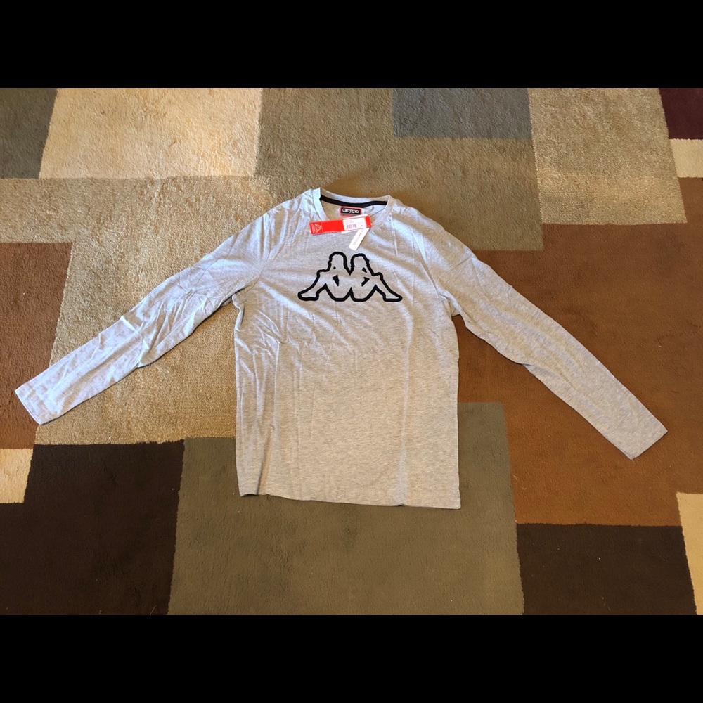 Men’s NWT Kappa Activewear Logo Zobi Long Sleeve Sz. Small